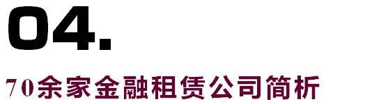 星空体育(中国)官方网站金融租赁行业与70余家金融租赁公司全解看这一篇就够了！(图6)